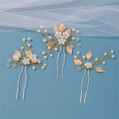 Leaf Plate Hair Comb Headdress Flower Comb Hair Accessories