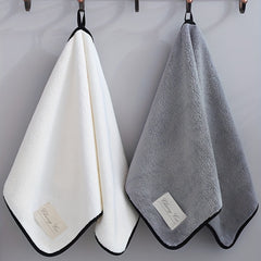 2pcs Soft Cotton Towels Highly Absorbent Wash Cloths for Kids & Baby