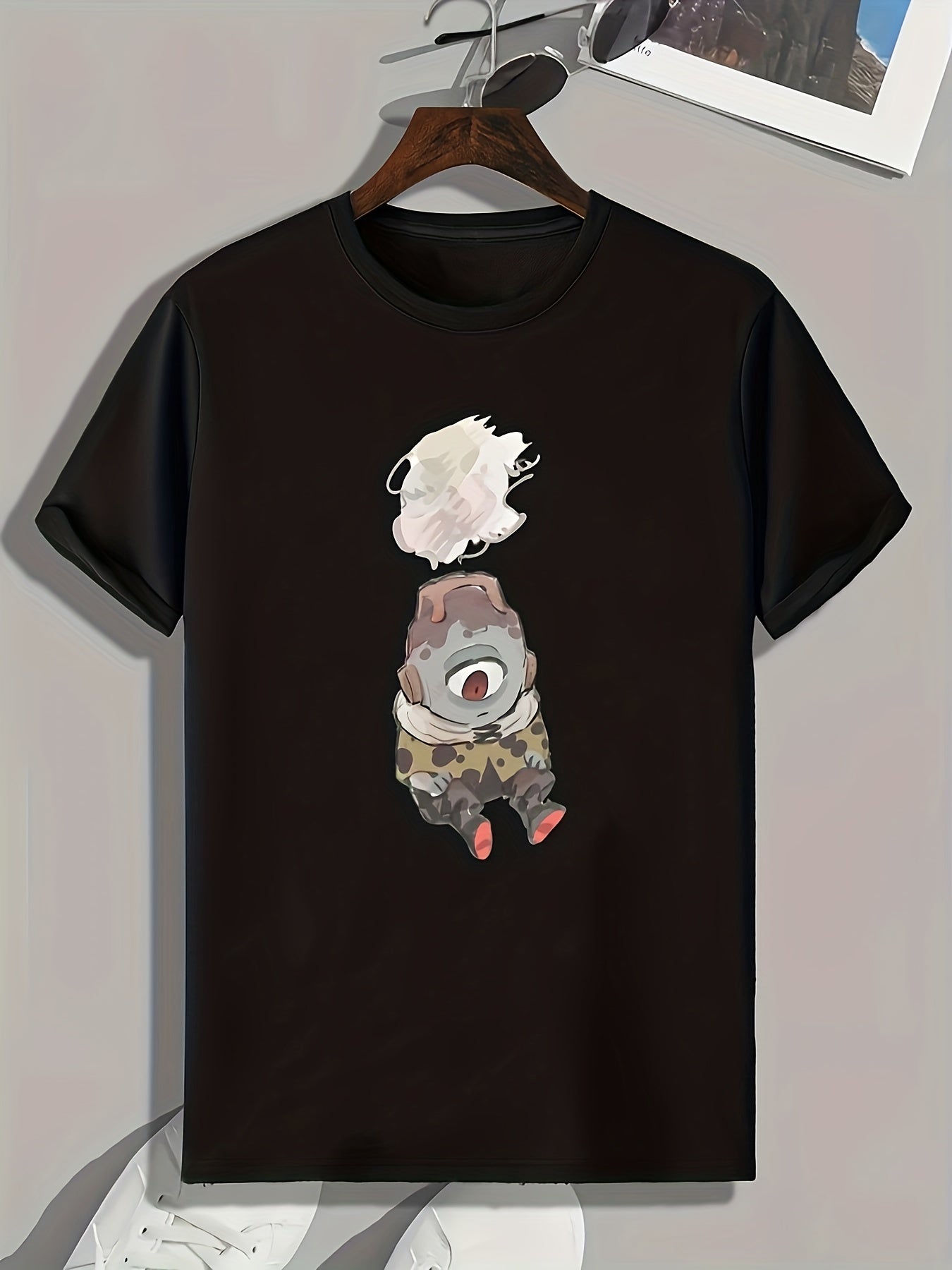 Creative Painting Print Men's Graphic T-shirt for Summer