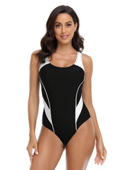 Tummy Control One Piece Swimsuit Backless High Cut Bathing Suit