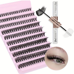 200pcs 40D Lashes 9 16mm Mix D Curling Cluster Individual Lashes