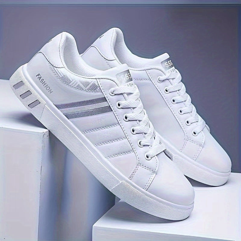 Men's Lace Up Skate Shoes Non Slip Sneakers