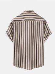 Men's Floral Casual Short Sleeve Shirts
