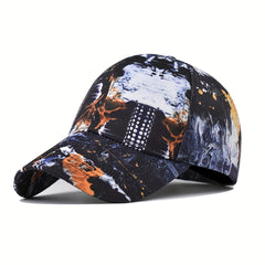 Hip Hop Tie Dye Print Sun Hat Baseball Cap