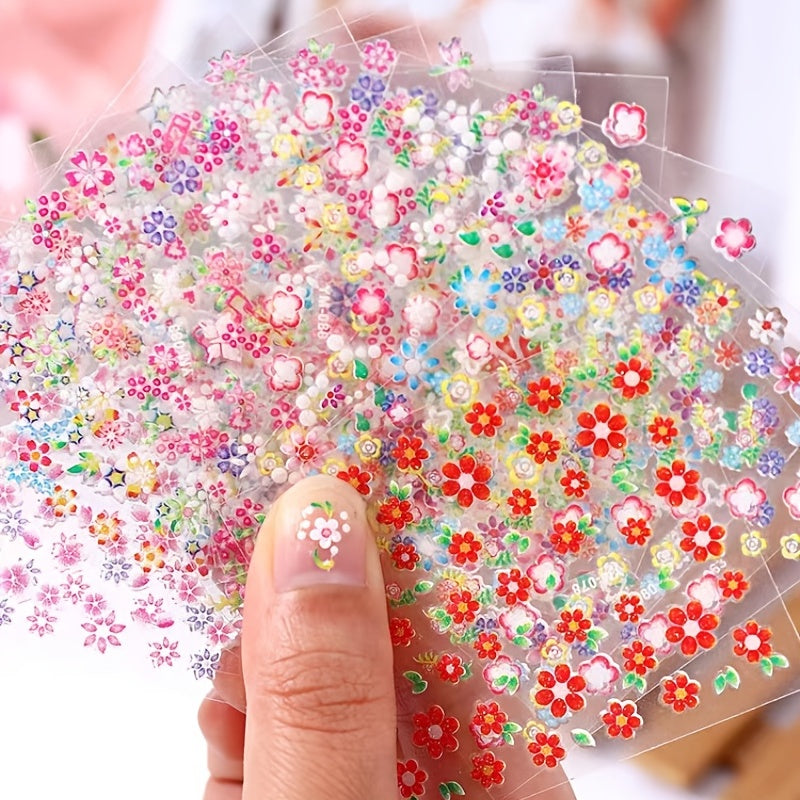 30 Sheets Bronzing Nail Stickers Waterproof Non-toxic Nail Art Princess Toy Stic