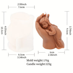 Virgin Mary Silicone Candle Making Mold for DIY Aromatherapy Candle