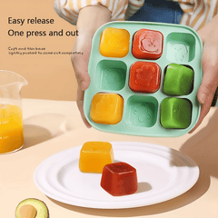 Baby Silicone Food Supplement Box Storage Box Baby Fresh Sealed Freezer