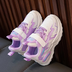 Girls Casual Low Top Mesh Sneakers Breathable Anti Slip Outdoor Shoes