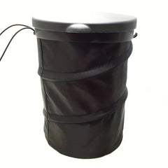 Car Mounted Trash Can Folding Hanging Creative Function With Cover