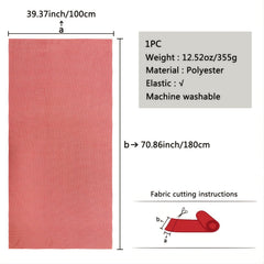 Christmas Style Small Grids Stretchy Fabric - 1 Yard Length