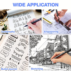 12pcs Needle Tube Pen for Drawing Fine Lines and Artwork