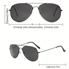 Men's Polarized Square Frame Sunglasses UV Protection