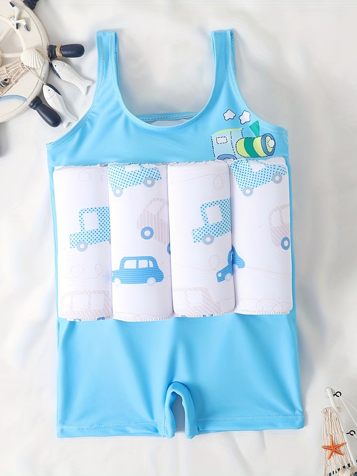 Cartoon One Piece Swimsuit Professional Floating Sports Swimwear