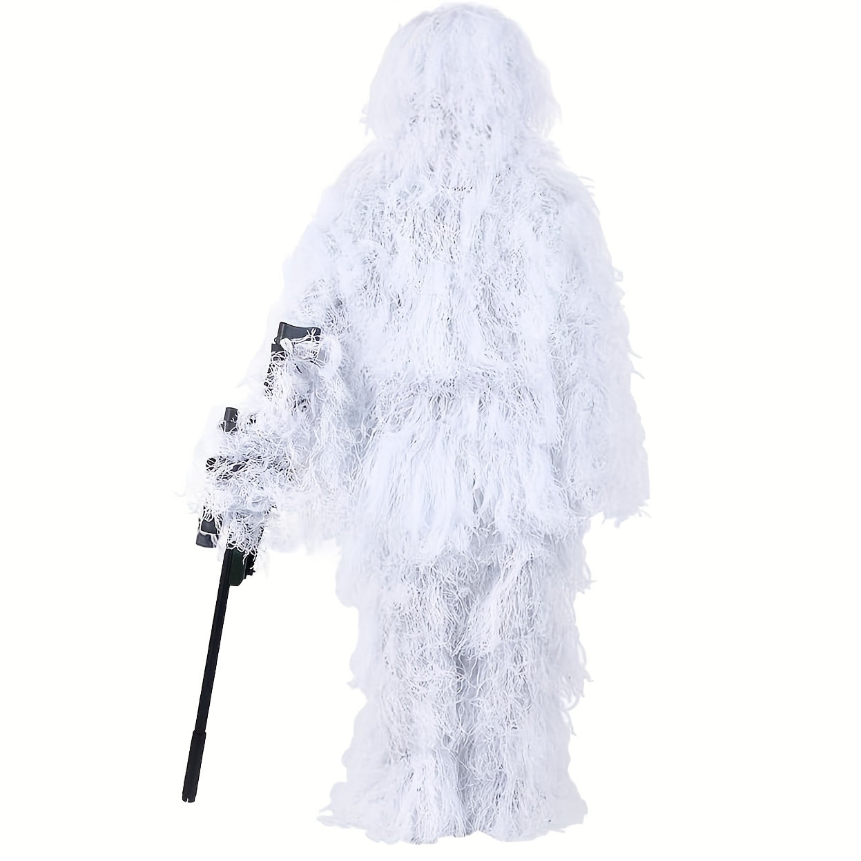 Men's Winter Camo Ghillie Suit Hooded Airsoft Gilly Suit
