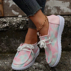 Women's Lightweight Mesh Sneakers Casual Lace Up Outdoor Shoes