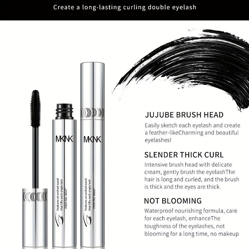 Waterproof Lengthening Mascara with Silicone Brush Head