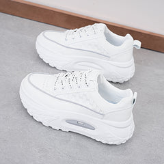 Waterproof Platform Chunky Sneakers Height Increasing Running Shoes
