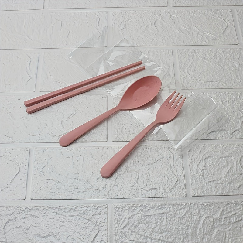 1pc Outdoor Chopsticks And Fork Set for Camping and Picnic