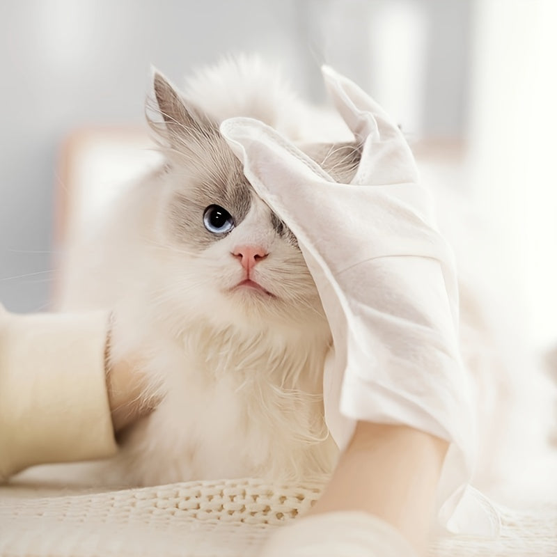 Pet Cleaning Glove & Wipes for Dog Cat Bathing Grooming