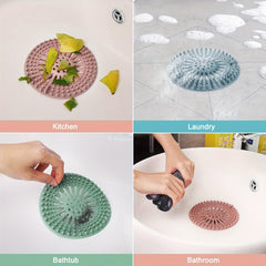 Rubber Shower Drain Cover For RV Bathroom Tub Kitchen Sink Filter