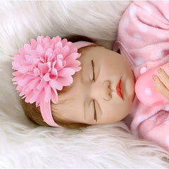 20" Reborn Dolls Soft Body Lifelike Dolls Open Eyes Dolls With Clothes & Toy