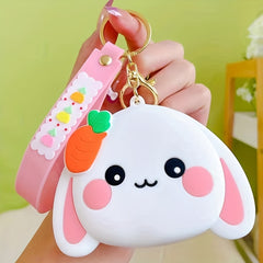 Silicone Rabbit Coin Purse Wallet Storage Bag for Girls