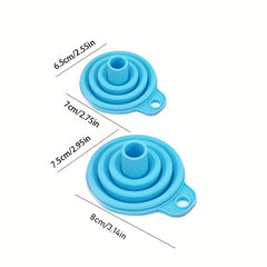 1pc 6pcs Funnel Foldable Kitchen Supplies Honey Funnel Kitchen Utensils