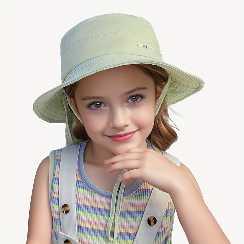 Children's Wide Brim Sun Hat UV Protection for Summer