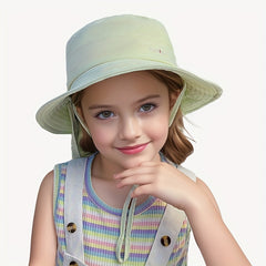 Children's Wide Brim Sun Hat UV Protection for Summer