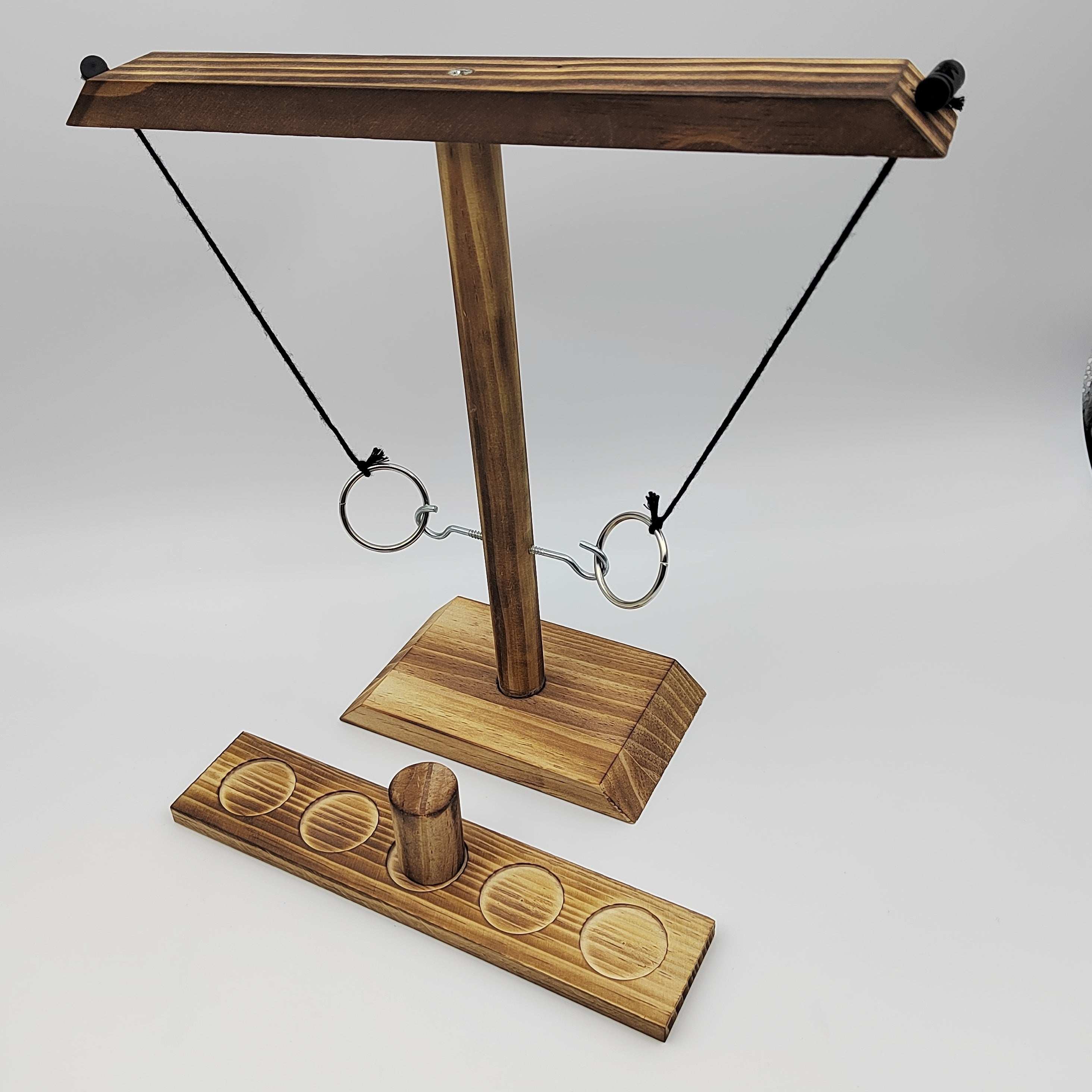 Wooden Ring Toss Game Hook And Shooting Ladder Game