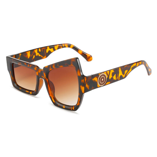 Thick Frame Sunglasses Y2K Punk Eyeglasses Women's Driving Eyewear