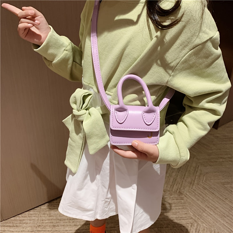 Girls Mini Shoulder Messenger Bag Flap Square Bag