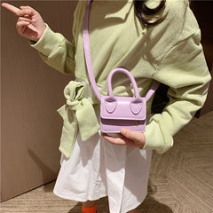 Girls Mini Shoulder Messenger Bag Flap Square Bag