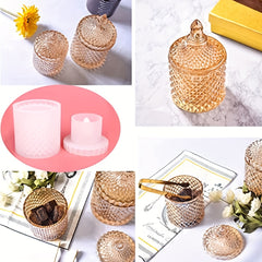 Silicone Resin Mold With Lids Storage Box