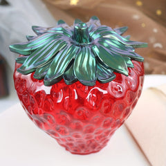 Strawberry Storage Box Resin Mold Set with Lid for DIY Jewelry