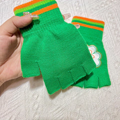 Half Finger Sports Gloves - Four Leaf Clover - Cold Proof & Warm