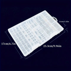 1pc Organizer Storage Case For AA AAA C D 9V Portable Protection Storage Box