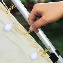 20pcs Christmas String Light Clips Outdoor Tent Light Clip