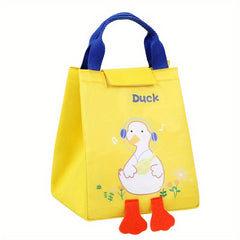 Yellow Duck Insulated Lunch Bag Waterproof Large Capacity Office Travel School