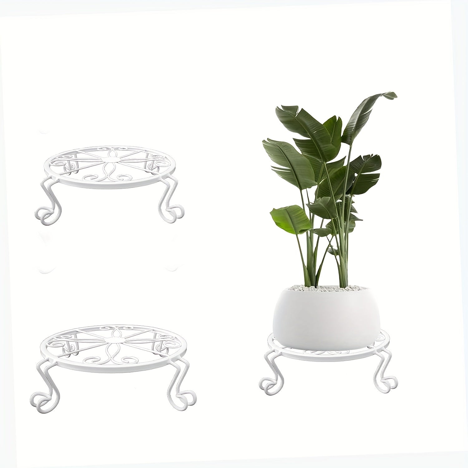 3pcs Flower Stand Plant Stand Outdoor Stand