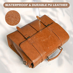 RAINSMORE Messenger Bag Men Briefcase Waterproof Laptop Large Shoulder Bag