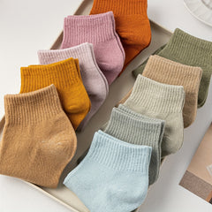 10 Pairs Comfy Breathable Short Sports Socks Women Stockings
