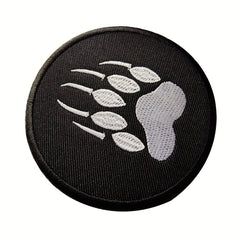 Embroidered Bear Paw Applique Patch for DIY Clothing Accessories