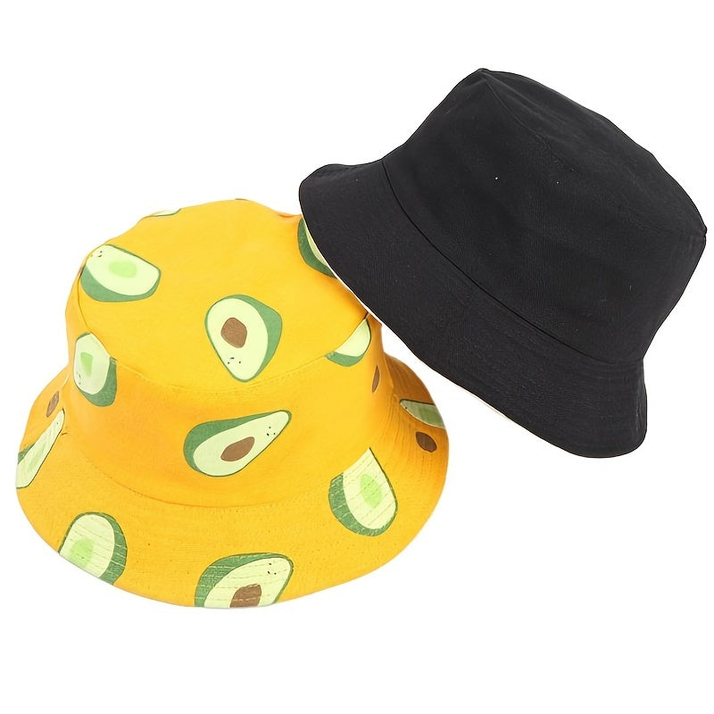 Avocado Plant Fisherman Hat Sunshade Bucket Cap