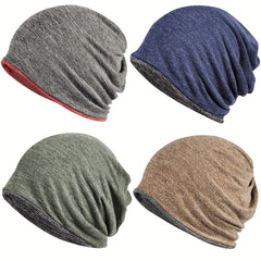Cotton Slouchy Beanie Hats Chemo Headwear Cap For Men And Women