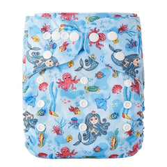 Washable Diapers for Kids with Reusable Pads