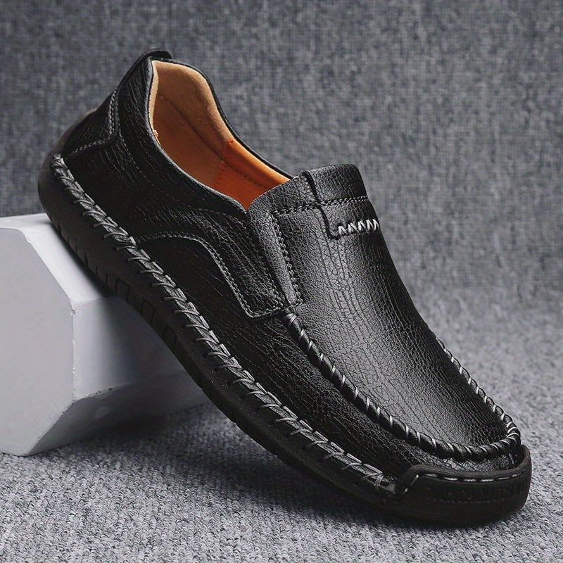 Men's Moc Toe Loafer Shoes Slip On Non-slip