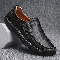 Men's Moc Toe Loafer Shoes Slip On Non-slip