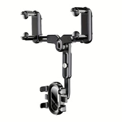 360 Degree Car Rearview Mirror Mobile Phone Bracket Rotatable