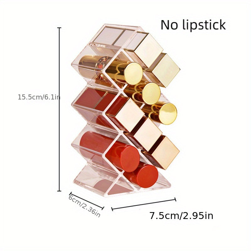 Fish Shape Lipstick Holder Organizer Clear 10 G